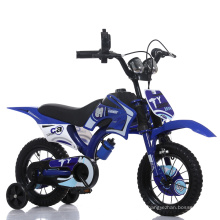 Bicicleta de la suciedad de los niños de 16 pulgadas / bicicleta azul de la bici de BMX / de Moto